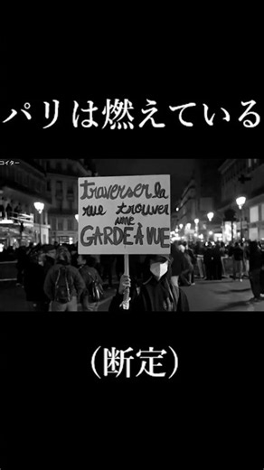 パリは燃えている(断定)