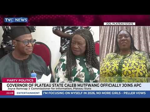 Gov Muftwang's Defection Move Signals Major Political Realignment In Plateau State - APC Leaders