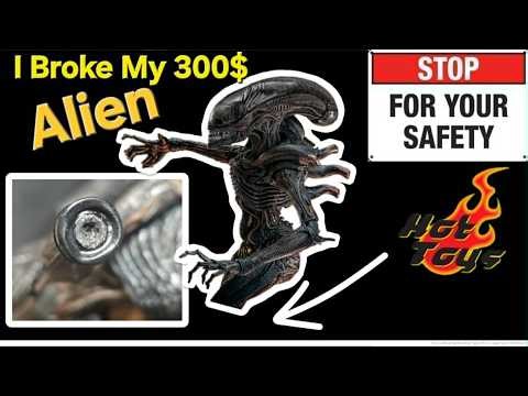 I Broke My $300 Hot Toys Alien Figure… Then Fixed It 😱 #alien #actionfigure