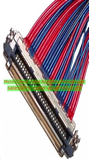 Innovative I-PEX Mating Direction Horizontal 20856-050T-01 FFC Coaxial Cable 50P 0.4mm Pitch Customi
