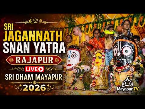 Sri Jagannath Snan Yatra || Rajapur || Live || Sri Dham Mayapur || 2026 || MayapurTV
