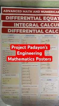 Project Padayon’s Engineering Mathematics Posters #enginerdmath #engineering #mathematics