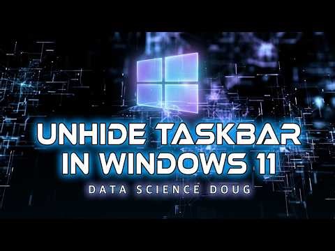 Windows 11 Taskbar Missing? How to Fix & Unhide It Fast