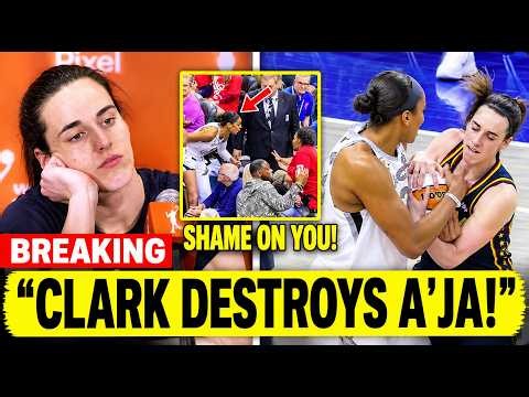 BREAKING: Caitlin Clark GOES OFF On A'ja Wilson After DIRTY FOUL & HEATED CLASH With Fever Fan!