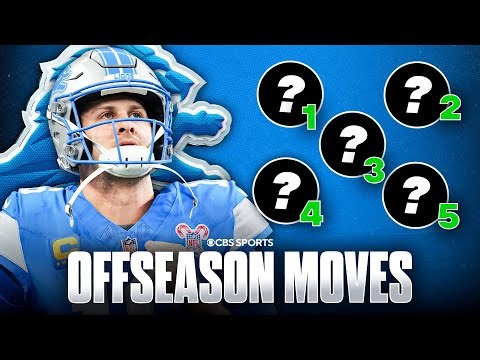 5 offseason moves the Detroit Lions NEED to make ✅