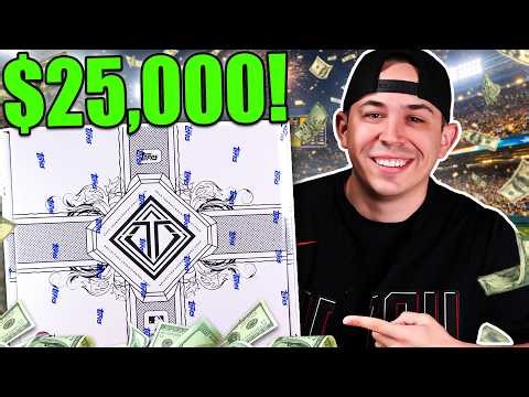 What's Inside a $25,000 BOX Of Sports Cards? 🥵 *TOPPS TRANSCENDENT CASE BREAK!*