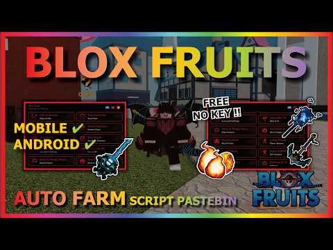 BLOX FRUITS Script No Key AUTO FARM, FAST ATTACK, RACE V4, AUTO RAID, VOLCANO, SEA EVENT, DF MASTERY