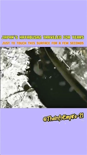 4 Years in Space for a Few Seconds on an Asteroid – Hayabusa2 Touchdown #shorts #space #viral #fyp