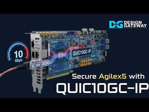 Boost 10Gbps Secure Networking: QUIC-IP Client on Altera Agilex™ 5 FPGA