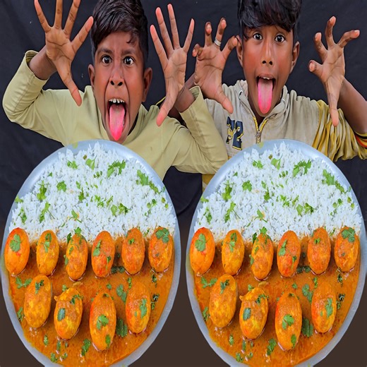 Egg Eating Challenge || Spicy Egg Curry with Rice Eating Challenge || Eating Competition | Bangladeshi Food Competition