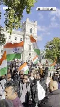 London ‘stop vote chori’ protest, Modi supporters stage counter-rally