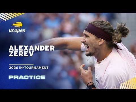 LIVE | Alexander Zverev | Practice Session | 2026 US Open