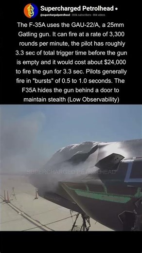 Lockheed Martin F-35 auto cannon test