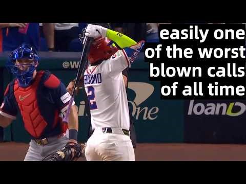 One of The Biggest Games in Baseball History Just Ended On One of The Worst Calls Ever