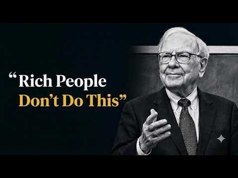 #44 Warren Buffett: 5 Things Wealthy People Avoid Doing With Money | Warren Buffett Speech