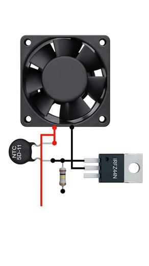 Automatic Fan Using Temperature Sensor | DIY Electronics Project #TemperatureControlledFan