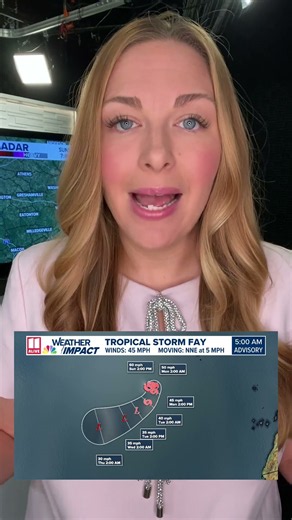 Tropical Storm Fay forms in the Atlantic