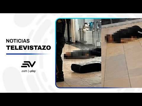 Balacera en Riocentro Sur tras intento de robo a traslado de valores  | Televistazo | Ecuavisa
