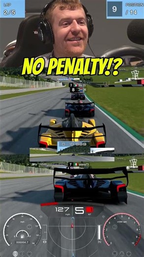 HOW was THIS not a PENALTY!? #gt7 #granturismo #shorts