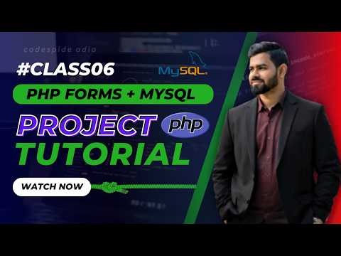 PHP MySQL Tutorial for Beginners 🔥 | Forms, Database Connection & Insert Data using XAMPP (Day - 6)