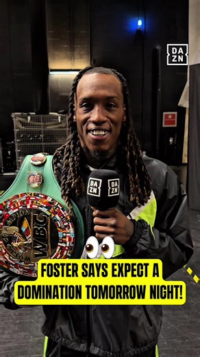 We have a Texas SHOWDOWN tomorrow night! 🔥 #NavarreteFoster | Oct 24 | Live on DAZN 🤳