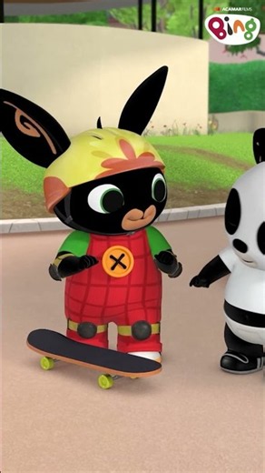 Bing is skateboarding! | #Shorts | Bing Shorts