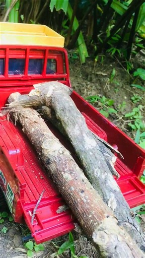 🪵🚙 Loading Cut Lumber onto the RC Vehicle|TOYOTA LC79 #RCCar #RCTruck #RemoteControlCar #automobile