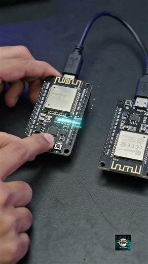 ESP32 NOW: Send Data Without Wi-Fi! | ESP32 Tutorial|Harsh Robotics #shorts #esp32