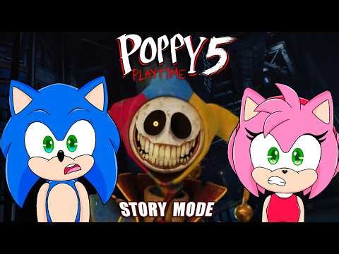 Sonic and Amy play Poppy Playtime Chapter 5 in Roblox (FULL GAME)
