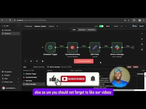 Project 4: Build a Daily Weather Alert using n8n API