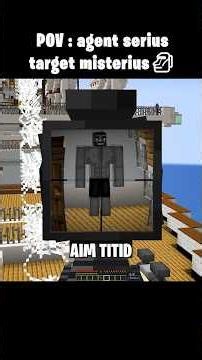 misi cepat, musuh tamat #minecraft #funny #shorts