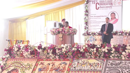 LIVE: President Droupadi Murmu addresses the 15th convocation ceremony of NIT, Jamshedpur | President of India