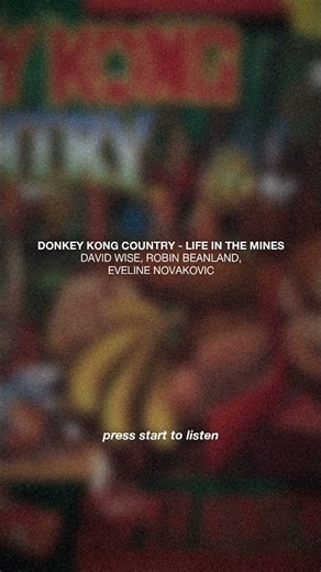 Why This Donkey Kong Country Song Makes Grown Adults Cry 🌌 (Life in the Mines) #Shorts