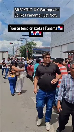 BREAKING: 8.0 Earthquake Strikes Panama! Just Now #Shorts