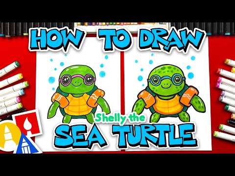 How To Draw Shelly The Sea Turtle