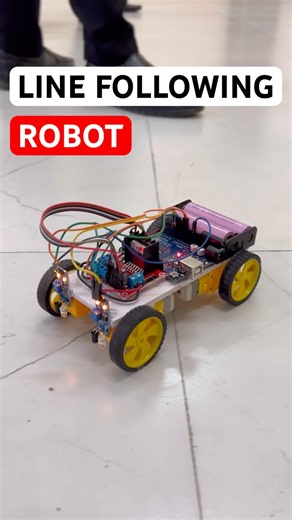 Line follower car | Line follower Robot using Arduino #electronic #electriccar #shorts