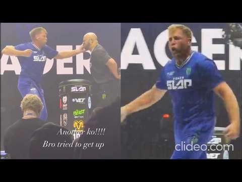 Jake Hager DESTROYS Opponent on Power Slap Debut 😳 BRUTAL KO!