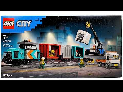 LEGO CITY 60509 Harbour Freight Train Speed Build