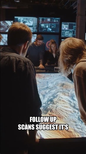 Sonar Scan Reveals Large Object Buried in Silt