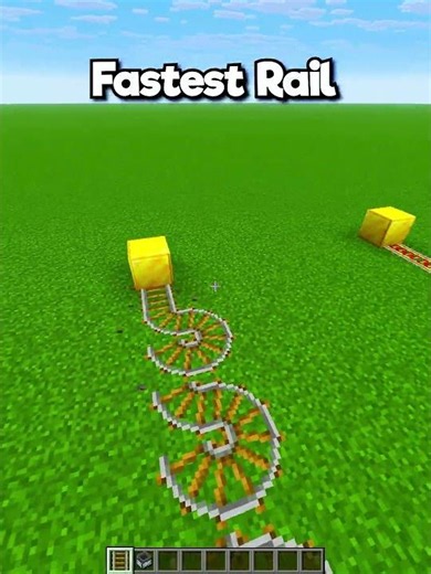 Minecraft Fastest Rail....🤔 (Payphone) #minecraft #shorts