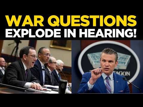LIVE: Hegseth Grilled In Congress Over Iran War & Pentagon Budget | Heated Hearing LIVE
