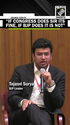 “If Congress does SIR its fine, if BJP does it is not”, Tejasvi Surya hits out at Opposition