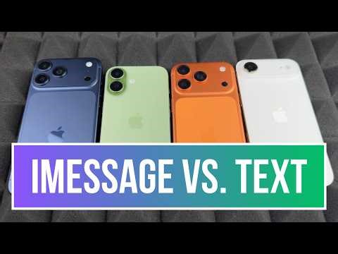 What's the difference between an iMessage and a Text Message?