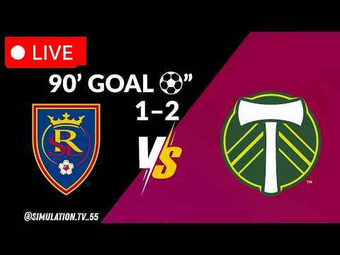 Real Salt Lake vs Portland Timbers 🔴 90’ GOAL 1-2 | Full Simulation Match Real Time Score MLS 2026 ⚽