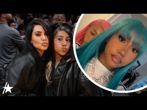 See North West Show Off Black Grills & Bridge Piercing In New TikTok