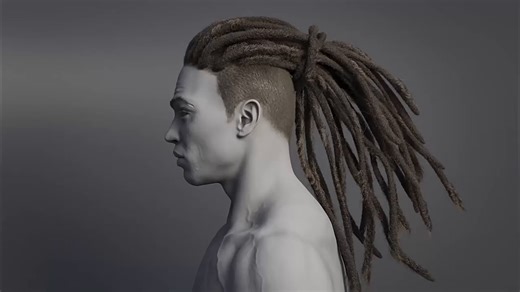 3D Character Hair Modeling Tutorial: Creating Realistic Dreadlocks and Short Hair in Maya