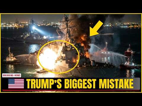 USS Nitze's Machinery Space Burned— Then Iran Broadcast the Strike Live Before the Tow Was Connected