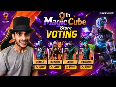 9TH ANNIVERSARY VOTING 😱 Free Fire Max