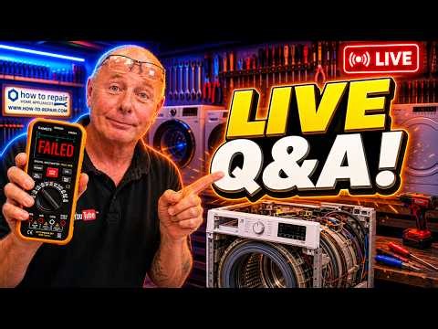 ASK THE EXPERT: Answering Appliance Repair Questions Live Show Ep 39