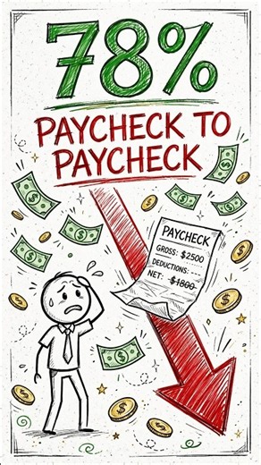 Why 78% of Americans Live Paycheck to Paycheck 😱
